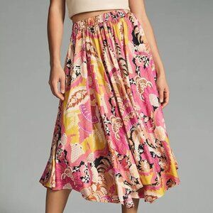 HTF By Anthropologie Sleek A-Line Skirt